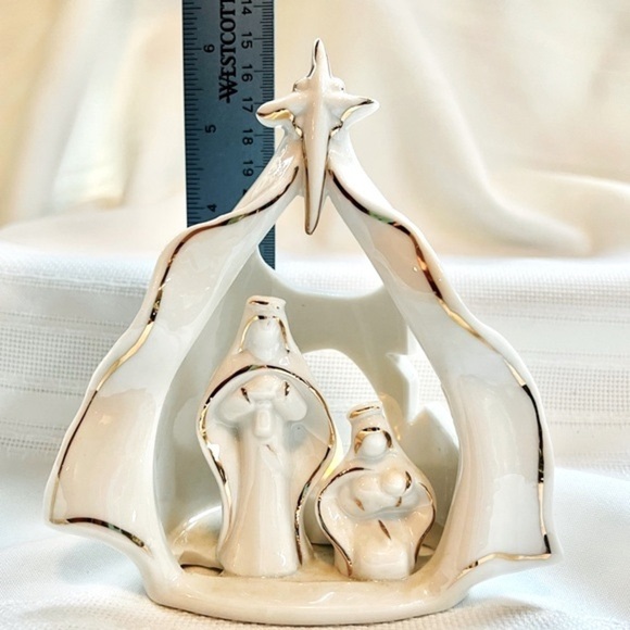 Nativity‎ Tea Candle Votive Holder EUC - Picture 9 of 9